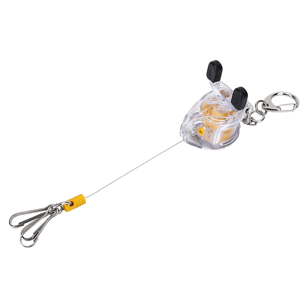 Lot De 9 Porte-clés Enrouleur De Ligne De Pêche - Occasion - Pratique Pour Les Pêcheurs