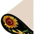 thumbnail image 6 of Sunflower Floral Kitchen Rugs Non-Slip Soft Doormats Bath Carpet Floor Runner Area Rugs for Home Dining Living Room Bedroom 72" X 24", 6 of 7