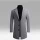 thumbnail image 2 of Chaquetas Informales Para Hombre Otoño/Invierno Nuevo Estilo Más Chaqueta de Abrigo de Solapa de Lana de Color Sólido de Algodón Odeerbi ODB-4, 2 of 6