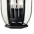 thumbnail image 6 of 3 Light Medium Outdoor Wall Lantern In Traditional And Glam Style 12.25 Inches Wide By 19.75 Inches High-Museum Black Finish Hinkley Lighting 2444Mb, 6 of 8