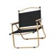 thumbnail image 3 of Silla de Camping Plegable Sharpla Negro con Rejilla Dorada, 3 of 8