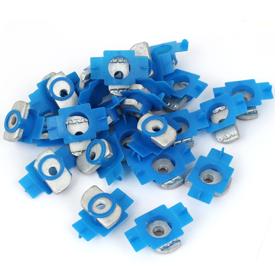 25pcs M8 Plastic Cover Plain Channel Nuts for Unistrut BLine Channels