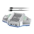 thumbnail image 3 of Cooling Stand & Charging Station for Xbox Series S with RGB Light - Dual Controller Charger & Cooler Fan for Xbox Series S Accessories with 2*1400mAH Batteries, 3 of 8