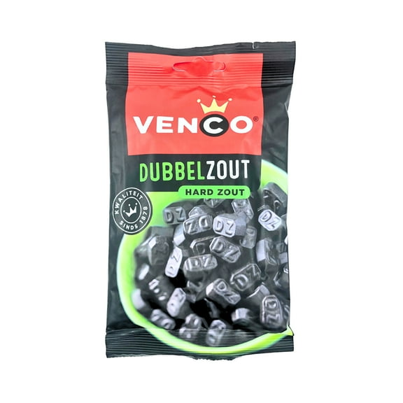 Venco Double Salt Licorice 4.2 Ounce Bag (Pack of 4)