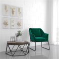 thumbnail image 2 of Novogratz Alivia Accent Chair in Green Velvet, 2 of 11