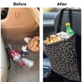 thumbnail image 6 of Yuyamidu Gray Leopard Print Car Trash Bag Bin for Front Seat Back Seat Portable Car Trash Bag Hanging Accessories for SUV Truck Van Reusable Automotive Vehicle Garbage Bags, 1 Piece, 6 of 7