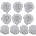 thumbnail image 1 of 10 Uds. De moldes de silicona para colgante de patas de gato, molde de resina epoxi para hacer llaveros, tamaño 1,5 "x 1,5" x 1", 1 of 5