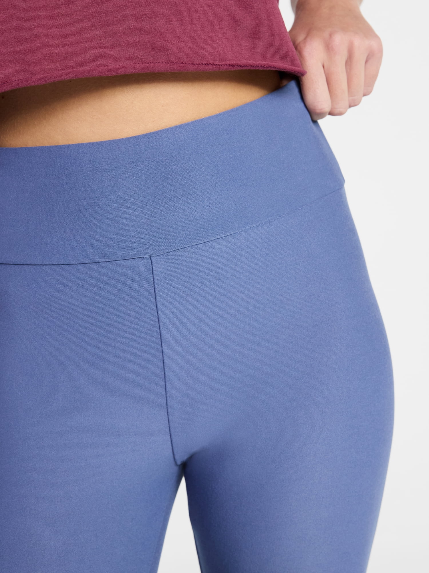 No Boundaries Faux Sueded Ankle Leggings, 27.5”Inseam, 1 or 2-Pack, Women's & Women's Plus Sizes XXS-4X