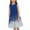 Blue C, variant on Tranfacy Summer Dresses for Teens Kids Sleeveless Sequin Print Round Neck Waist Cinched Summer Dress for Mid Size Children