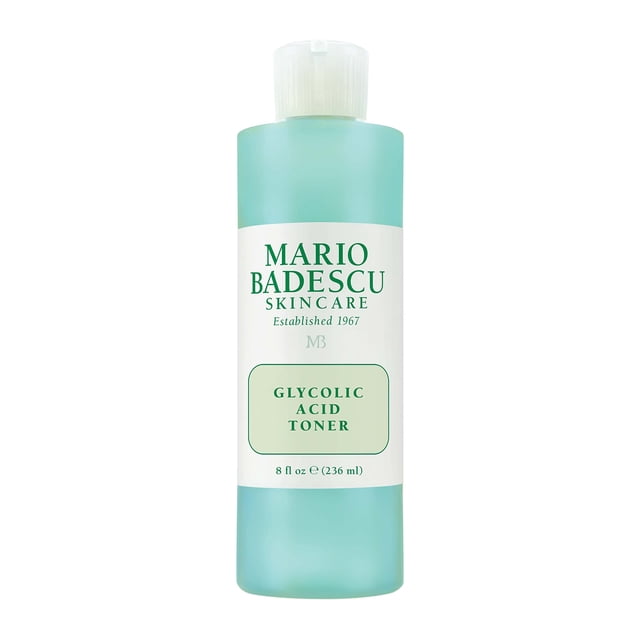 Mario Badescu Tónico de ácido glicólico – Tónico exfoliante sin alcohol con extracto de pomelo y aloe vera | Ilumina, equilibra y suaviza la piel
