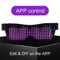 thumbnail image 2 of Amdohai LED Allument des Lunettes USB Rechargeables et Sans Fil avec LED Clignotant, 2 of 8