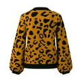 thumbnail image 4 of The HOMBOM Sweaters For Women Womens Pullover Leopard Sweatshirt Long Sleeve Sweater Shirts Tops, 4 of 5