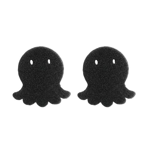 2-Pack Reusable Pet Hair Remover for Laundry - Lint & Catcher Sponge for Dog/Cat Hair Removal from Clothes, Bedding & Dryer - Black