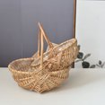 thumbnail image 3 of Living Room Wicker Basket Light Brown For Bedroom 1Set 12.2X8.7X4.9In, 3 of 8