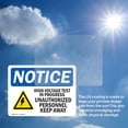thumbnail image 6 of (2 Pack) High Voltage Test In Progress Sign, 6 of 7
