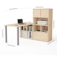 thumbnail image 2 of Bestar i3 Plus Bureau en L avec huche, 2 of 3