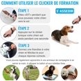 thumbnail image 2 of Clickers para perros, Clickers para perros con correa elástica para la muñeca y botón grande, Clicker de entrenamiento, Clicker profesional para el adiestramiento de perros, gatos y caballos [Paquete, 2 of 5