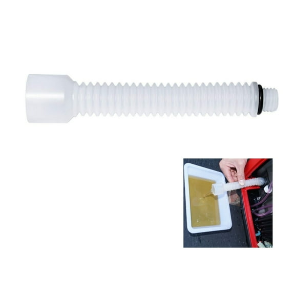 White Flexible Mess Free Oil Change Funnel Tube for Honda Inverter Generator✈