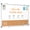 White Frame 1/3 Combo Board, variant on DOLLAR BOSS Combo Whiteboard for Wall 24"x18" Cork Board Whiteboard Bulletin Board Pin Board Wall-Mounted Dry Erase Magnetic White Board Combination Board with Markers, White Aluminium Frame