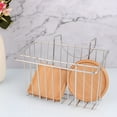 thumbnail image 4 of SOPOTUTU Stainless Steel Kitchen Sink Organizer with Hooks, Hanging Storage Rack for Dish Drying and Kitchen Accessories, 4 of 6