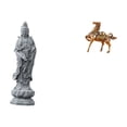 thumbnail image 1 of Estatua de Guan Yin,Estatua de Guan Yin para decoración del hogar.,Escultura de Kuanyin,figurita,decoración china,regalos,Figura de caballo,Adorno de caballo,escultura animal,decoración de, 1 of 8