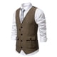 thumbnail image 1 of pstuiky Camisetas sin mangas para hombre, Blusa sin mangas con cuello vuelto y botones con bolsillos para hombre Camisas para hombres xl, 1 of 8
