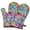 Pioneer Flower Floral-1, variant on Cute Oven Mitts,Pioneer Flower Floral Print Pattern Oven Mitt 2-Pack Set,Kitchen Gloves for Oven,Heat Resistant Oven Mitts 7.7"x12"