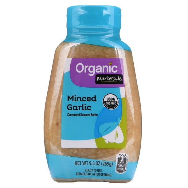 Marketside Organic Minced Garlic, 9.5 oz