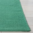 thumbnail image 6 of SAFAVIEH Montauk Oswald Geometric Striped Cotton Area Rug, Dark Green/Ivory, 9' x 12', 6 of 9