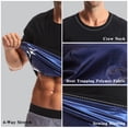 thumbnail image 4 of KIWI RATA Sauna Shirt for Men Sweat Sauna Suit for Gym Exercise Compression Shirt Workout Shapewear, 4 of 6
