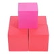 thumbnail image 1 of 5PCS Colorful Cube Block DIY Design Model Block Sponge Block Cube Cube Training Aid Solid Geometry Studing Tools for Kids Teacher Use Size 8CM Random, 1 of 4