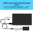 thumbnail image 6 of Black 2-in-1 USB to HDMI Cable, Mobile Phone to TV Screen Mirroring, High-Definition Connection Line, 6 of 8