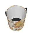 thumbnail image 3 of Gaeub Groovy Floral Dirty Clothes Storage Basket, Toy Storage Bin for Storing Clothing, Diapers, Toys - Medium, 3 of 8
