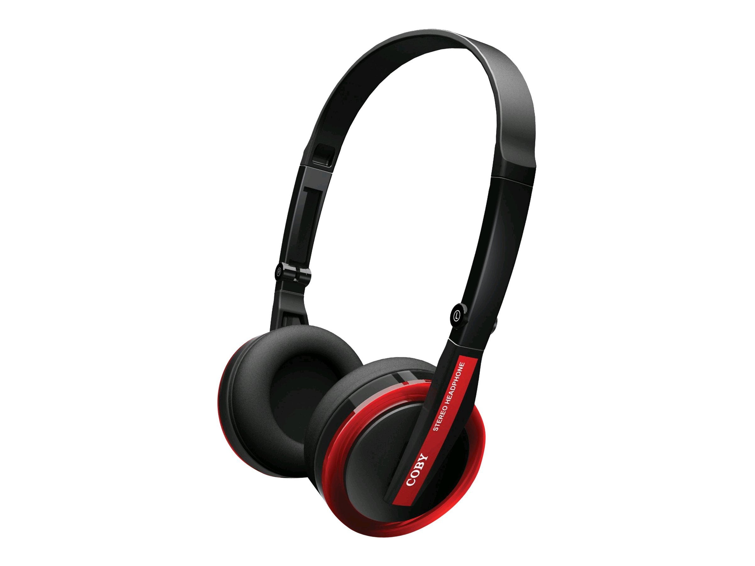COBY CV 145 Jammerz Elite Folding Headphones Headphones full size