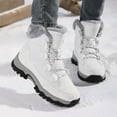 thumbnail image 2 of Oyedens Snow Boots for Women Waterproof Non Slip Lined Winter Warm Mid Calf Ski Combat Boots, 2 of 8