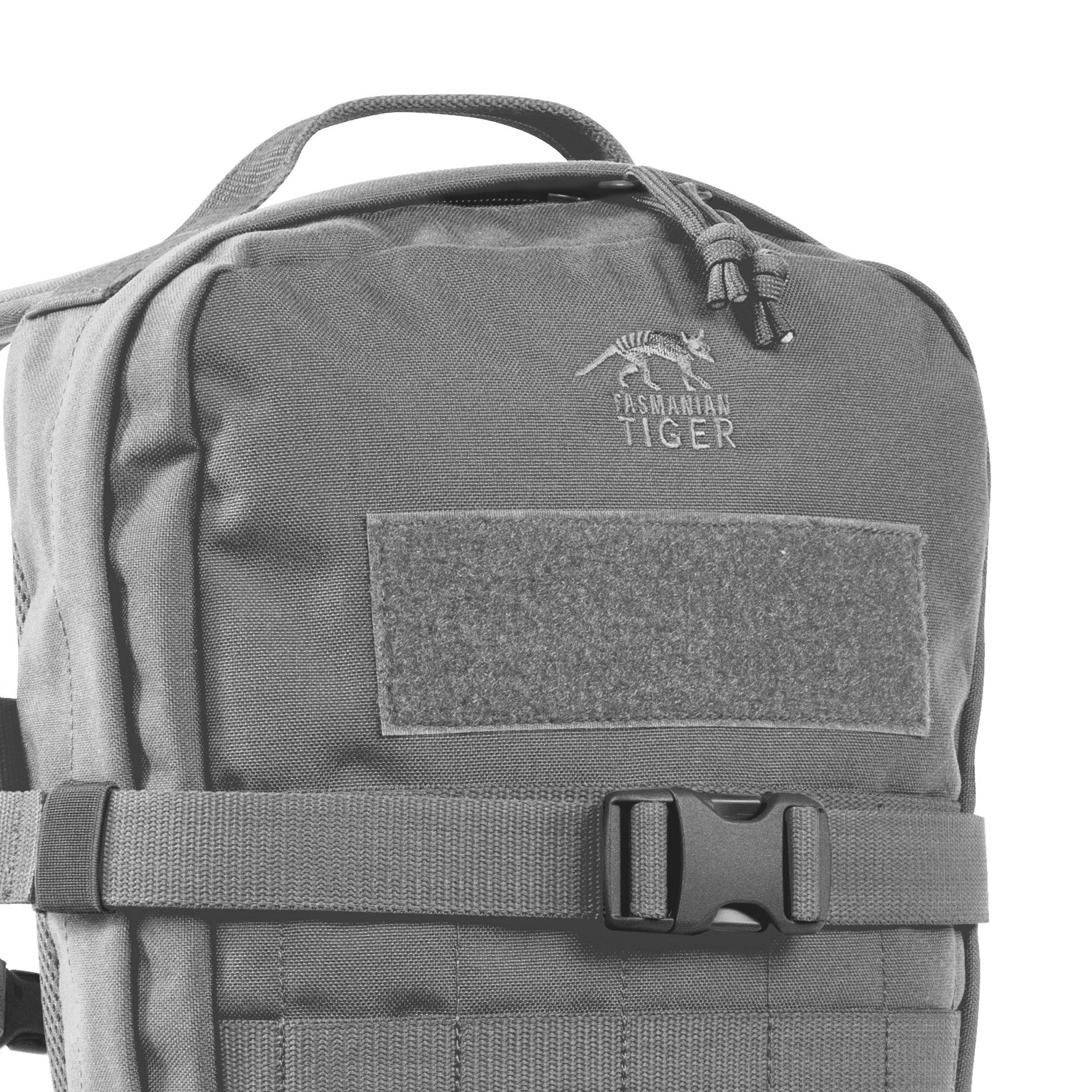 Tasmanian Tiger Essential Pack Mk II, Compact 9L Daypack with MOLLE System, YKK Zippers, Hydration Compatible, Carbon