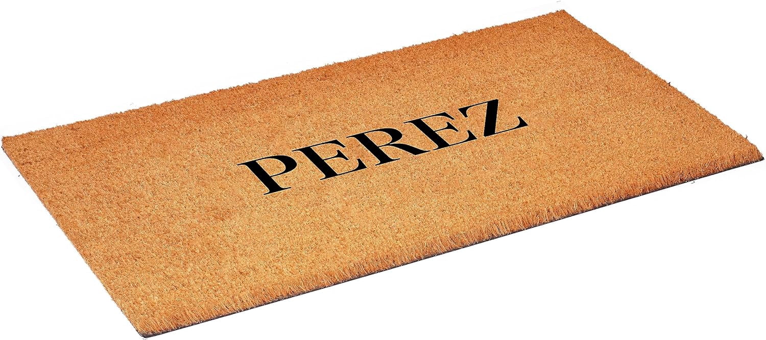 Calloway Mills 111471729 Bold Perez Personalized Doormat 17" x 29"