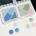 thumbnail image 5 of Kokovifyves Makeup Eyeshadow Kit for Women Four Color Eyeshadow Blue Green Pocket Portable Pocket Eyeshadow, 5 of 5