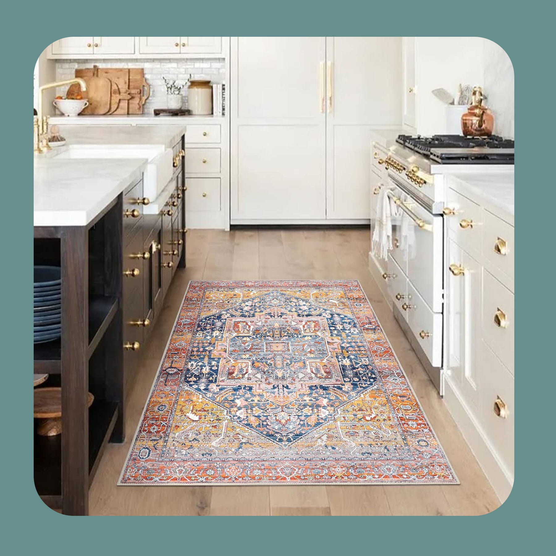 Vintage Oriental 3x5 Rug Entryway Rugs