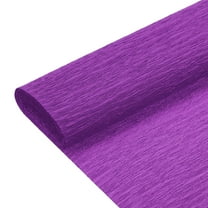 Uxcell Crepe Paper Roll 8.2ft Long 9.84 Inch Wide for Wedding Ceremony Various Large Festivals Decoration, Violet