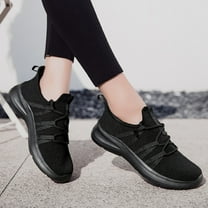 XIMIN Womens Slip On Pull On Light Casual Sports Hands Free Sneakers Tennis Walking Orthopedic Shoes Breathable Comfort Athletic Gym Workout Cross Training Running Sneakers