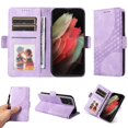 thumbnail image 1 of Funda GANGXUN para Samsung Galaxy S21 Ultra con diseño acolchado elegante, cuero PU, protección total y ajuste preciso, 1 of 5