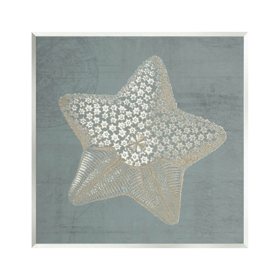 Patterned Starfish Aquatic Sea Life Animals & Insects Graphic Art Unframed Art Print Wall Art