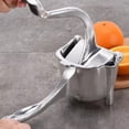 thumbnail image 5 of Fruit Juice Squeezer | Manual Juicer Hand Press, Aluminum Alloy Citrus Press for Orange, Lemon, Lime, Pomegranate, 5 of 7