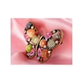 thumbnail image 4 of Multi Crystal Rhinestone Opal Green Pink Butterfly Wing Cute Custom Brooch Pin, 4 of 4