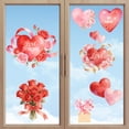 thumbnail image 6 of Valentines Day Stickers Window Decals Heart Love Decorations for Home Party Decor Romantic Atmosphere Wall Glass Door Decorative Vinyl Clings, 6 of 6