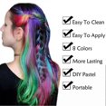 thumbnail image 3 of 8 Pcs Hair Chalks for Kids - Washable Bright Color Temporary Hair Dye, Perfect for Halloween, Christmas, Parties & Cosplay Girls Gift, 3 of 5