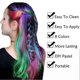 thumbnail image 3 of 8 Pcs Hair Chalks for Kids - Washable Bright Color Temporary Hair Dye, Perfect for Halloween, Christmas, Parties & Cosplay Girls Gift, 3 of 5