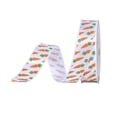 thumbnail image 1 of Easter Ribbon Decorative Weaving Tape with Bunny Egg Goblin Carrot Motifs 9 m Length Polyester Satin Holiday Gift Box Packaging Ribbon, 1 of 6