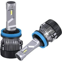 Alla Lighting 10000Lm Super Bright 6000K Xenon White H11 H11LL Low Beam LED Headlight Bulbs for 2007-2015 Silverado 1500/2007-2016 2500 HD 3500 HD